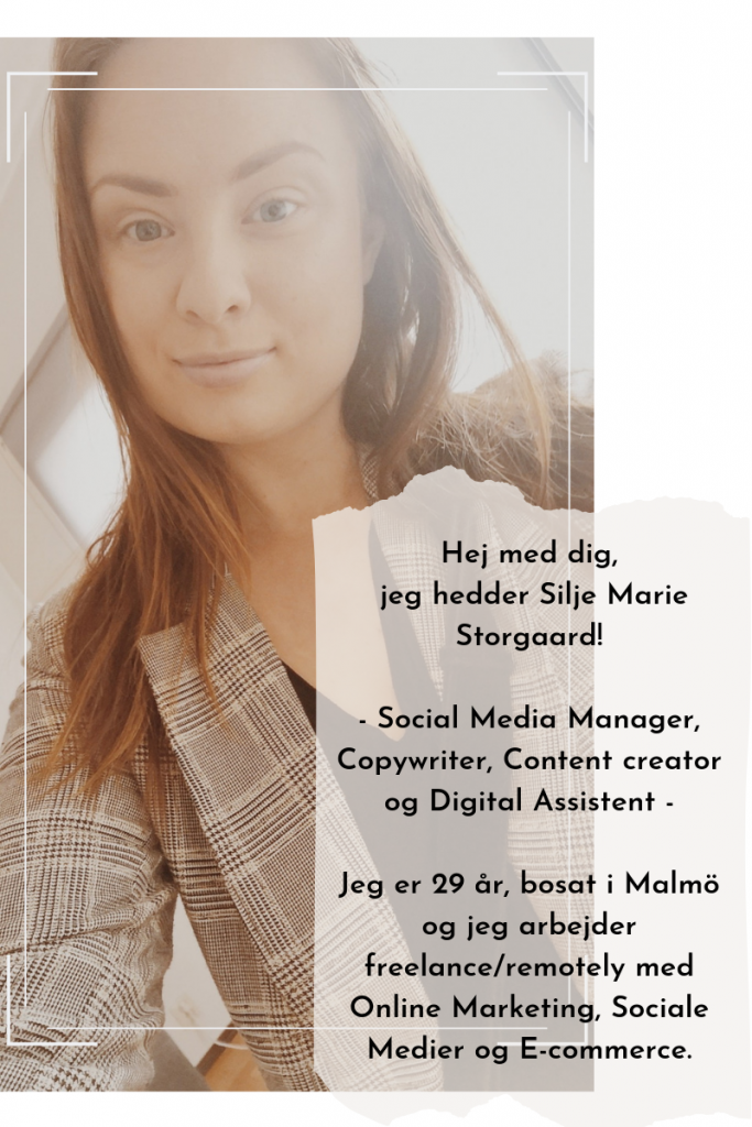 Lad mig introducere mig selv.. 1 Om Mig Blog Silje Marie Digital